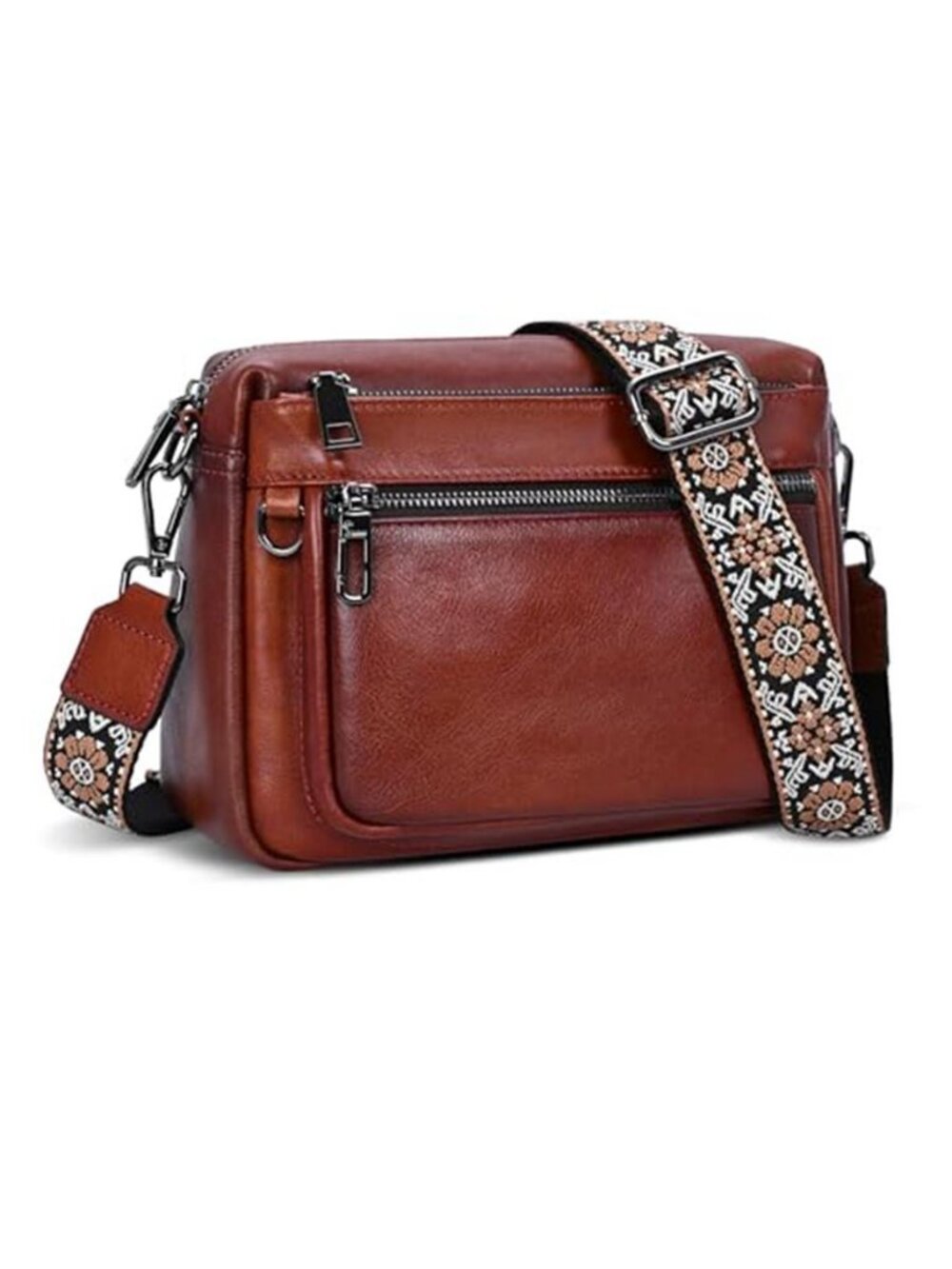 Iswee Crossbody Bags for Women Leather Purse Shoulder Purse Ladies Handbag